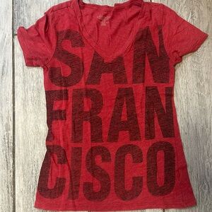 Vintage brand San Francisco classic V neck Tee Small